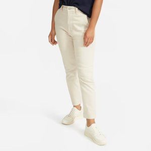 Everlane Slim Leg Crop Pant in Sandstone